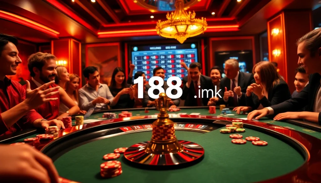 Experience the thrill of poker at a luxurious casino table with vibrant Chips and Cards at https://188v.ink/.
